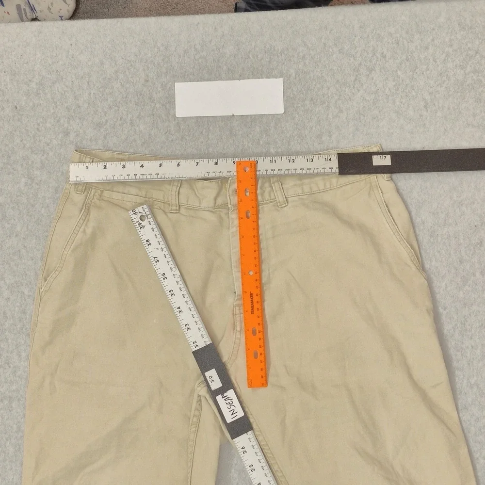 Patagonia Men Pants 34 REG Beige Chino Duck Organic Cotton 30